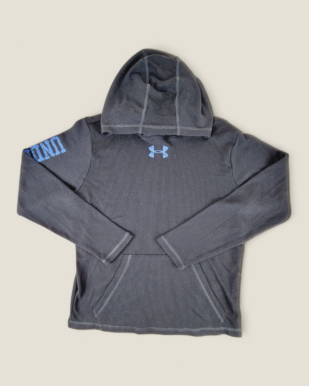 UNDER ARMOUR BLACK HOODIE TOP YOUTH LARGE PRE-LOVED