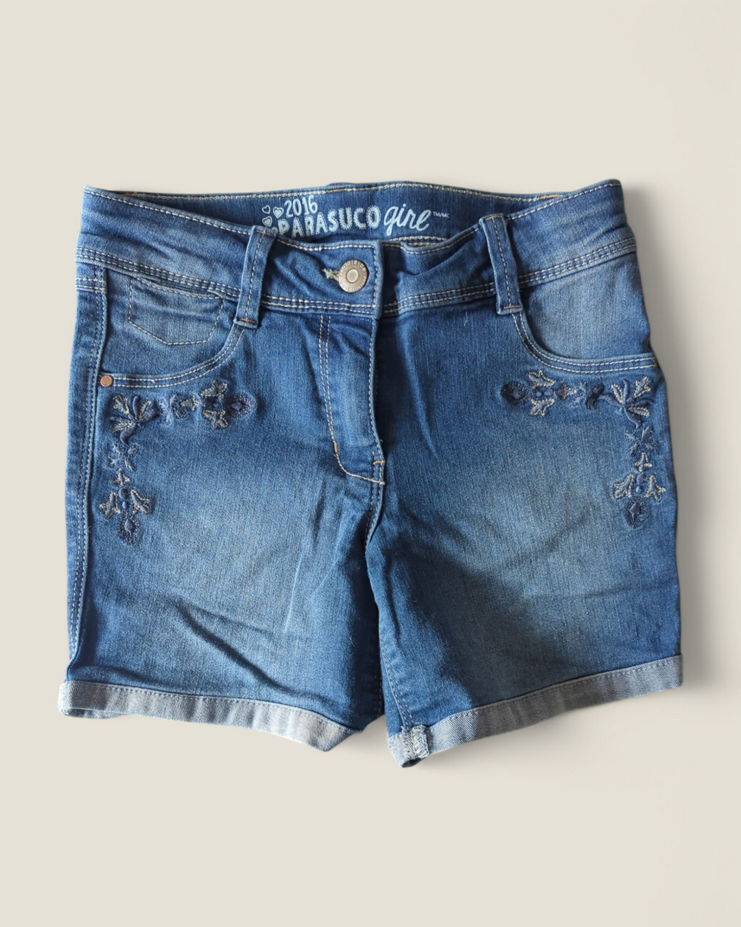 PARASUCO DENIM SHORTS 10Y PRE-LOVED