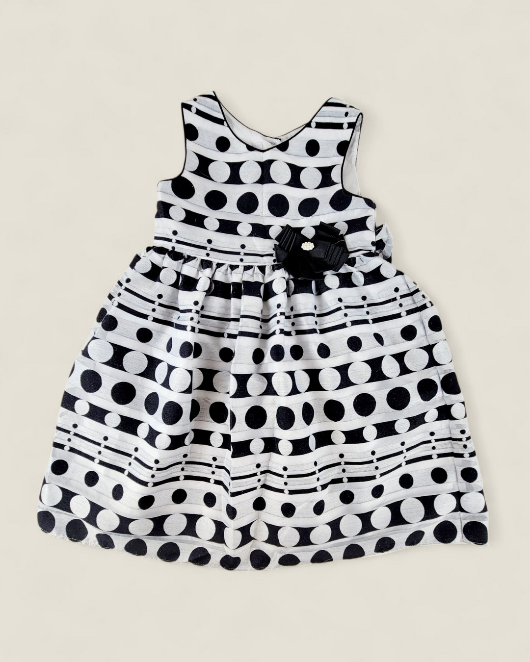 SPECIAL OCCASION POLKA DOT DRESS GIRLS 6Y PRE-LOVED