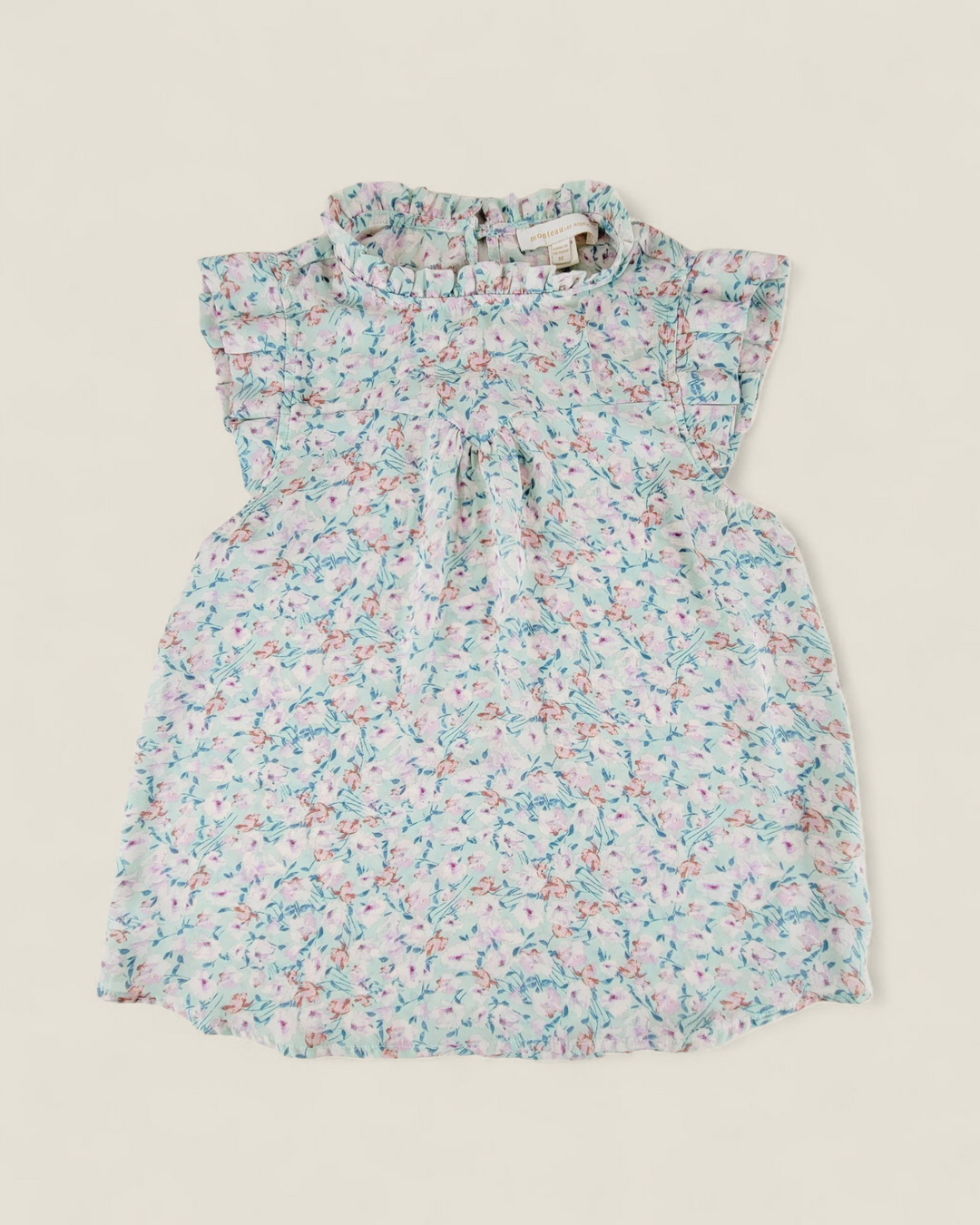 MONTEAU MINT FLORAL TOP LADIES MEDUIM PRE-LOVED