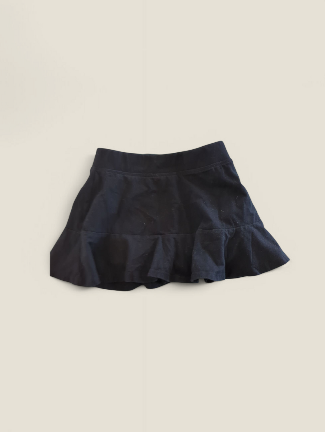 CHILDRENS PLACE BLACK SKORT 7/8Y PRE-LOVED