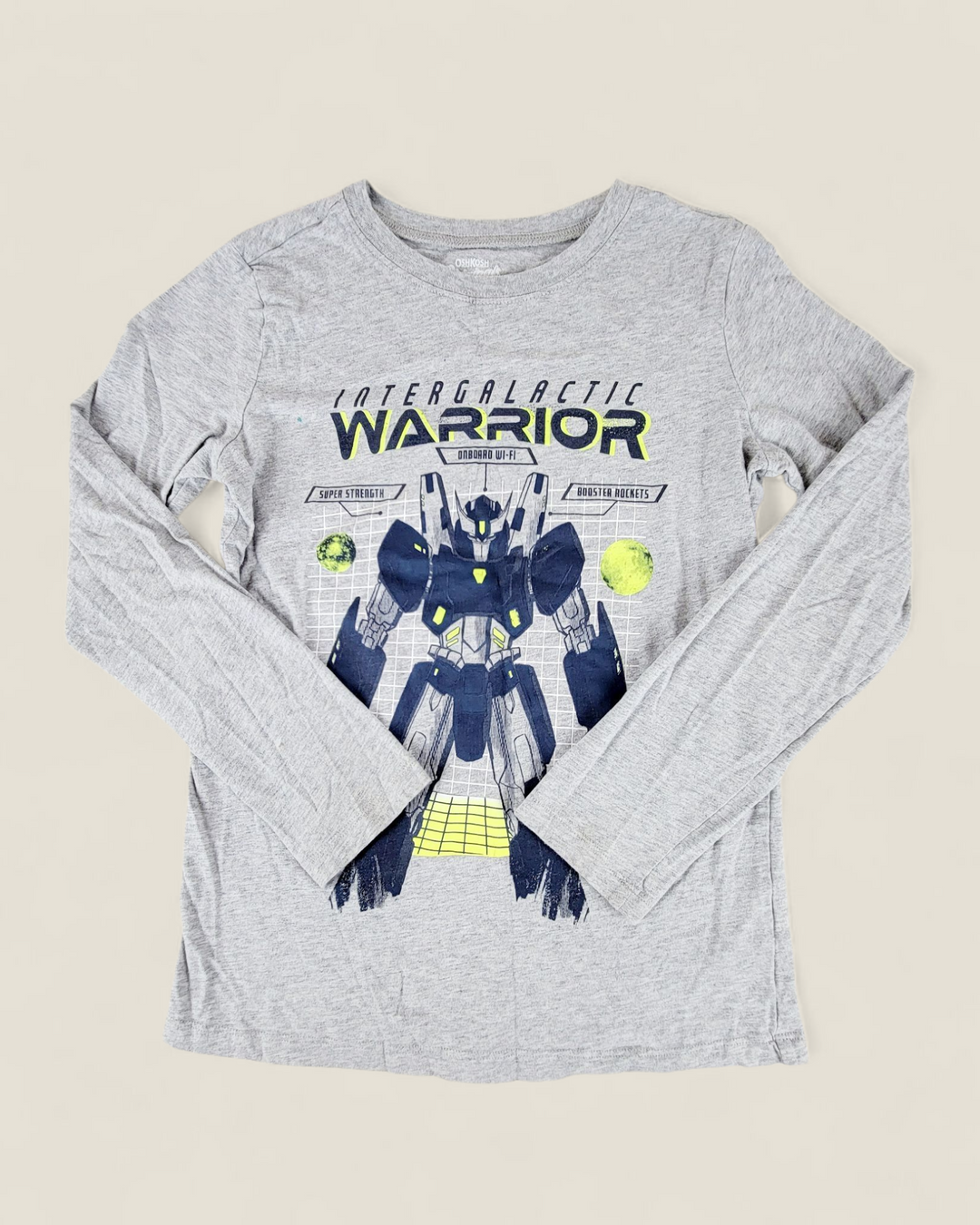 OSHKOSH INTERGALACTIC WARRIOR TOP BOYS 12Y PRE-LOVED