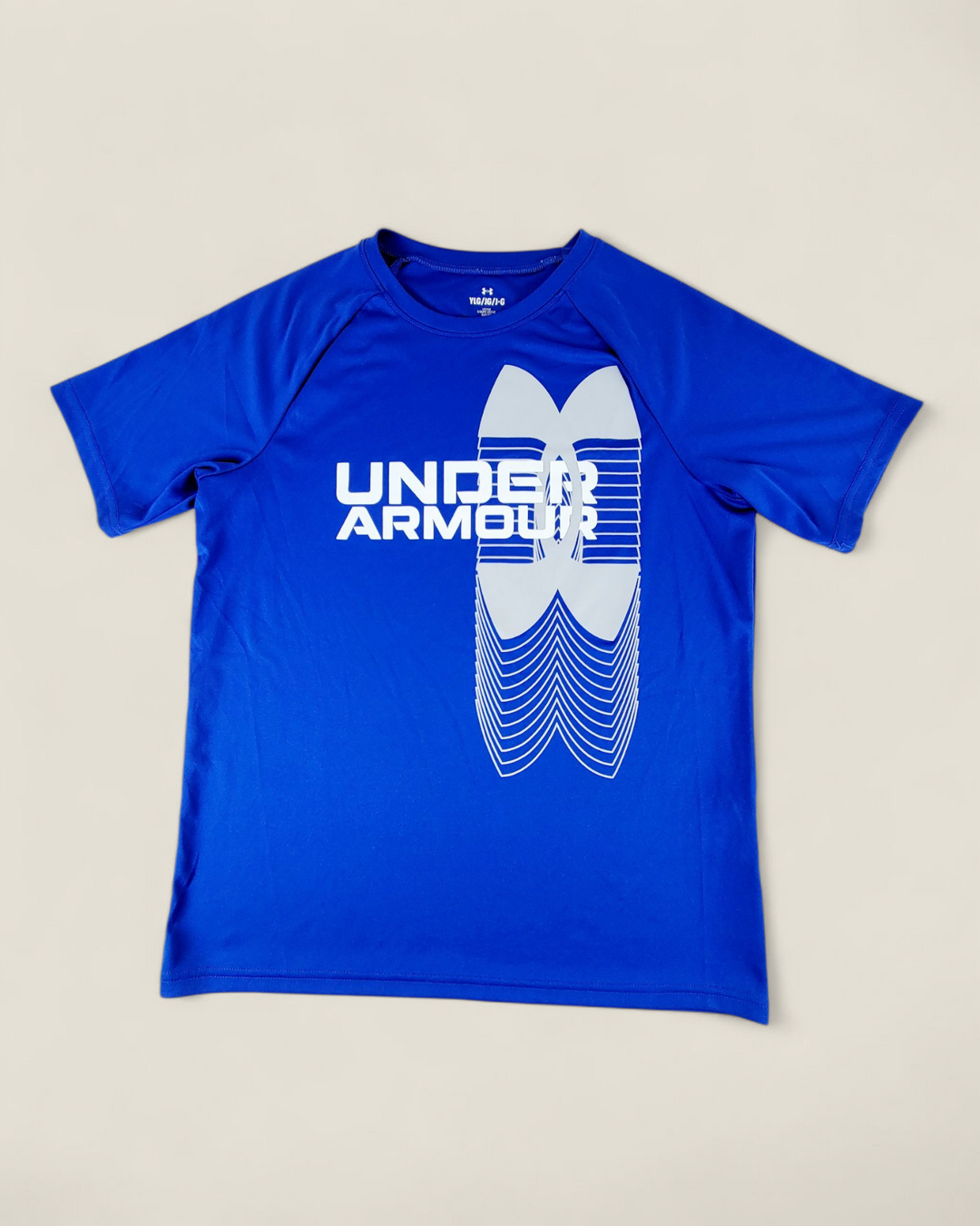 UNDER ARMOUR BLUE TOP YOUTH LARGE PRE-LOVED