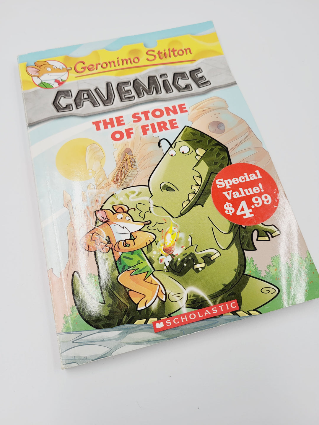 GERONIMO STILTON CAVEMICE THE STONE OF FIRE CHAPTER BOOK PRE-LOVED