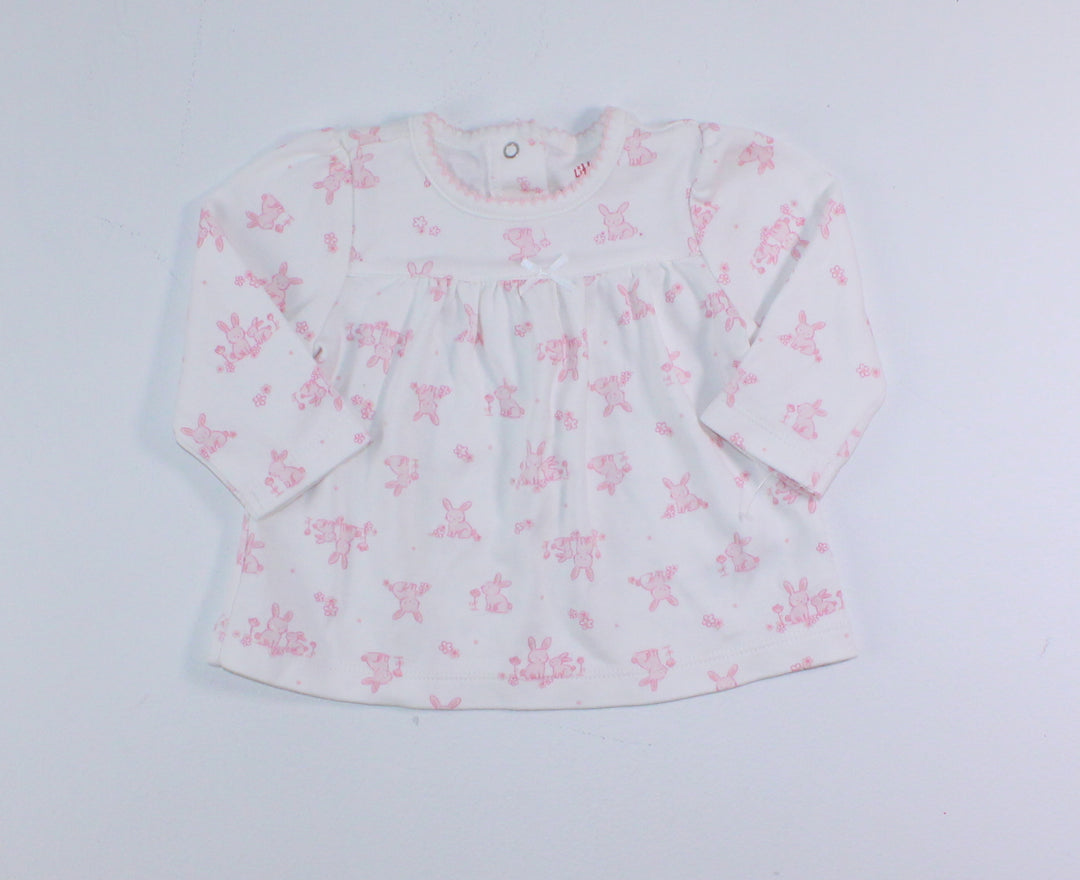 LITTLE ME SOFT BUNNY TOP6M PRE-LOVED