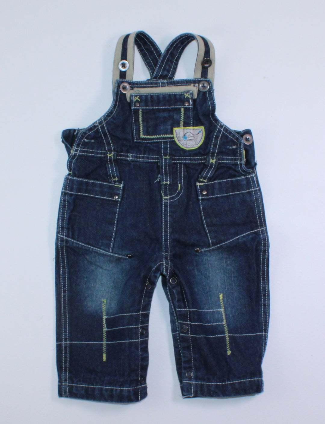 BABY KRICKETS DEMIN OVERALLS 6M PRE-LOVED
