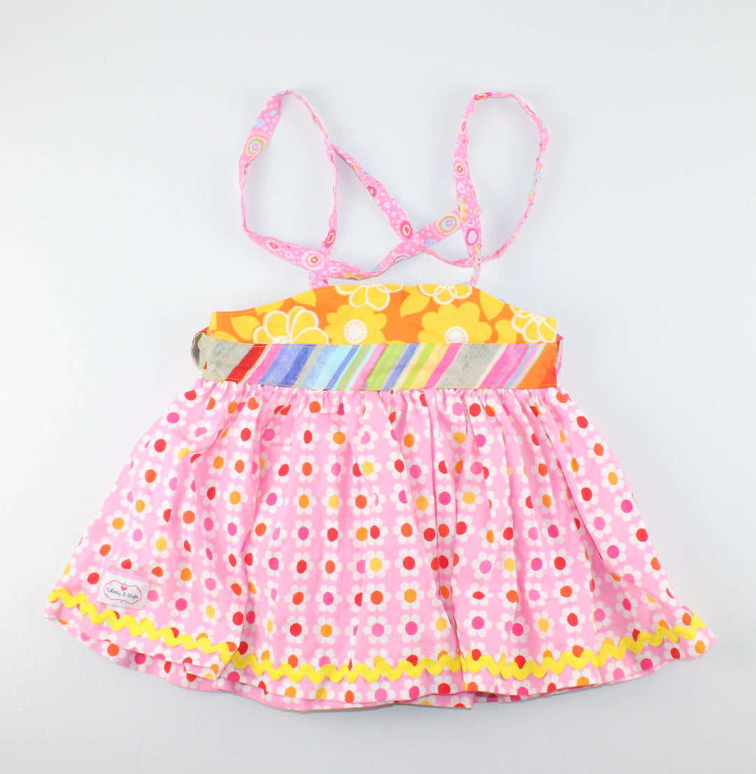 WHIMSY & STYLE BOUTIQUE DRESS APPROX 12-18M PRE-LOVED