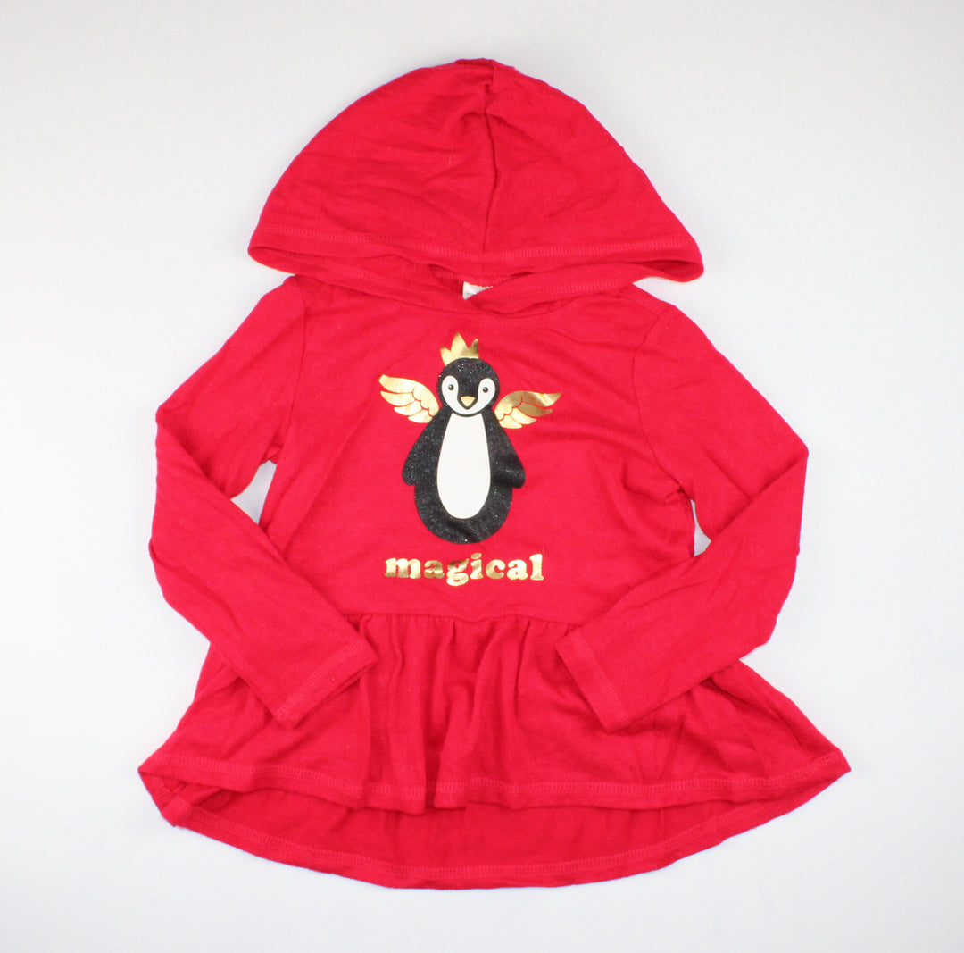 OSH KOSH RED SWEATER TOP 2Y PRE-LOVED