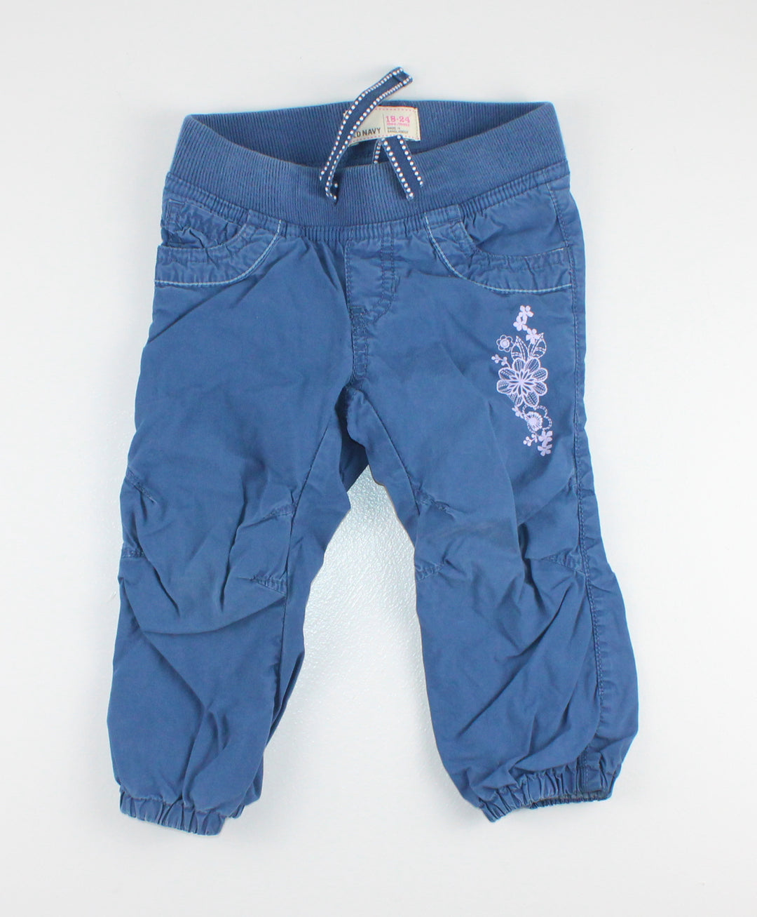 OLD NAVY BLUE PANTS 18-24M PRE-LOVED