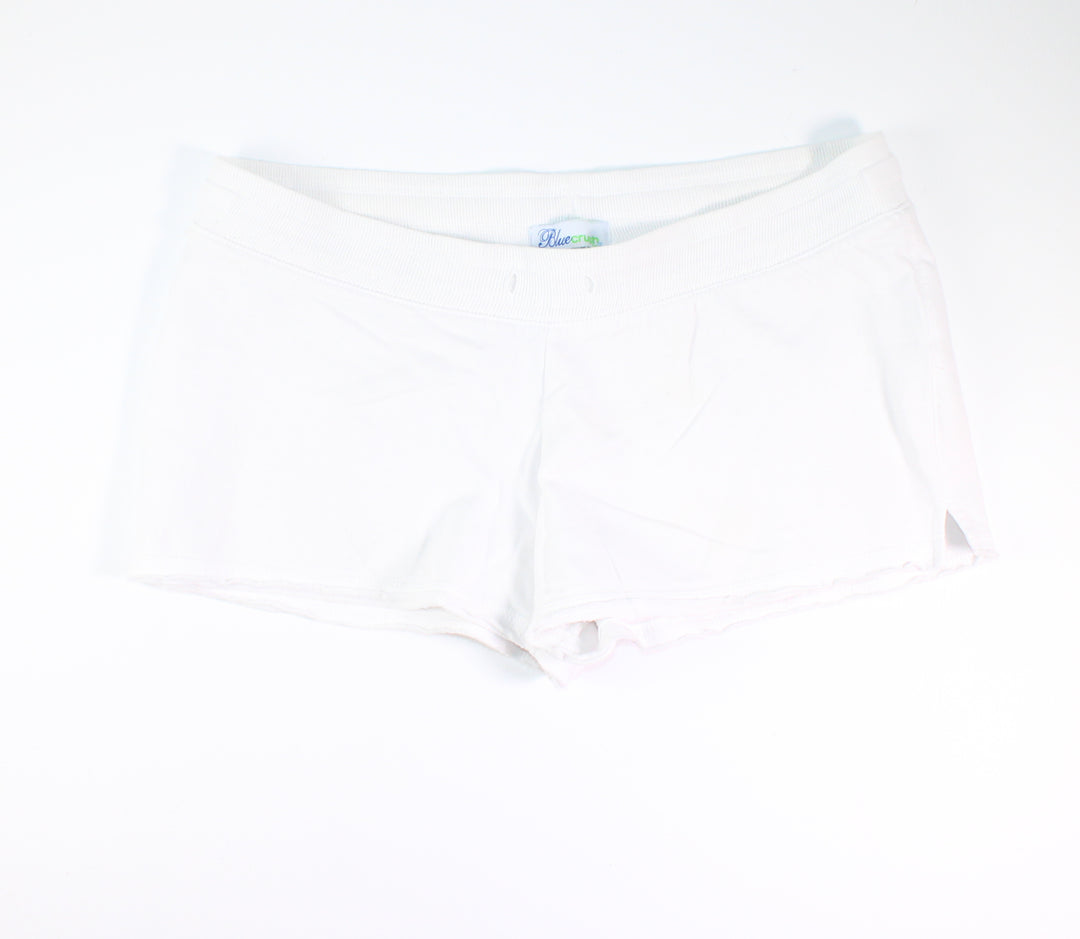 BLUECRUSH WHITE COTTON SHORTS LARGE PRE-LOVED