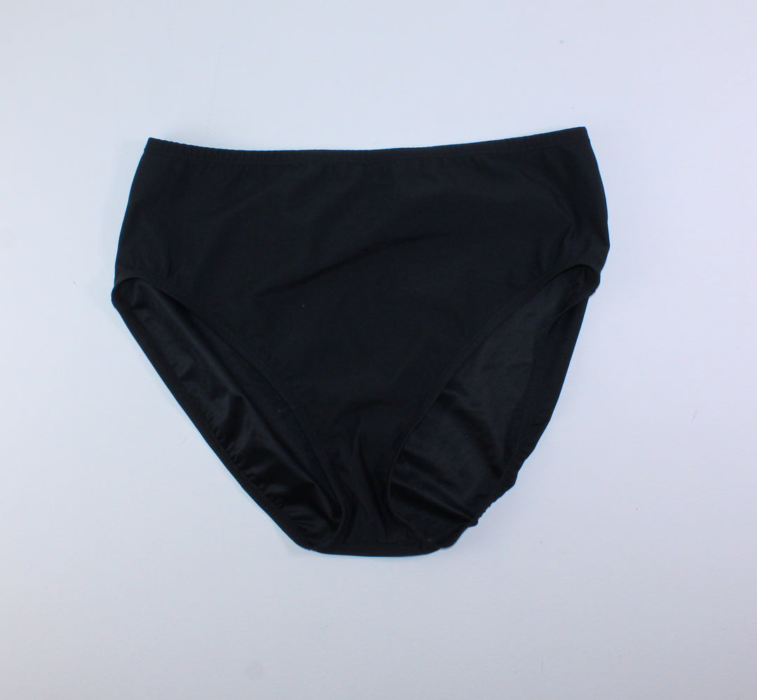 BLACK SWIM BOTTOMS APPROX LADIES XL PRE-LOVED