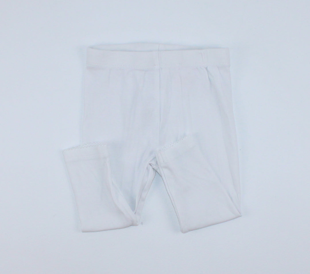 JOE FRESH WHITE LEGGINGS 12-18M PRE-LOVED