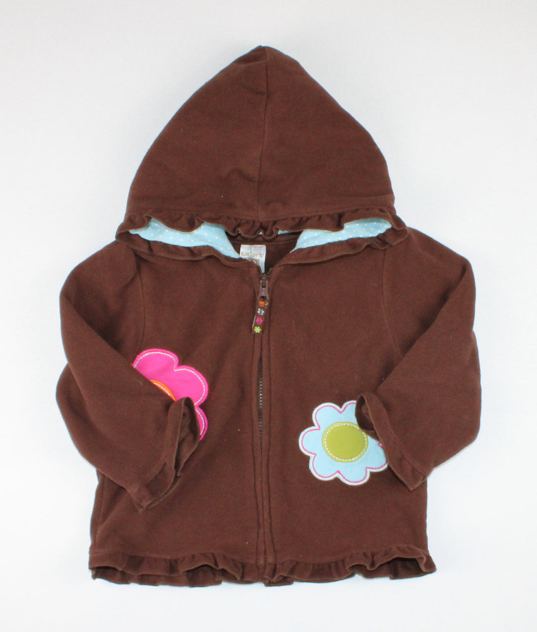 CARTERS FLEECE HOODIE 12M PRE-LOVED