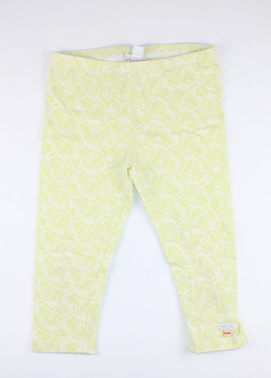 NAARTJIE LIME GREEN LEGGINGS 6Y PRE-LOVED