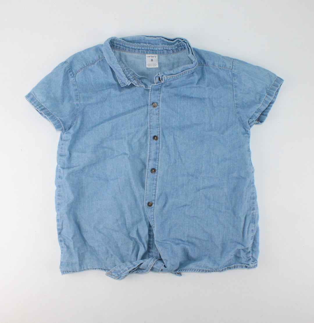 CARTERS DENIM TOP 8Y PRE-LOVED