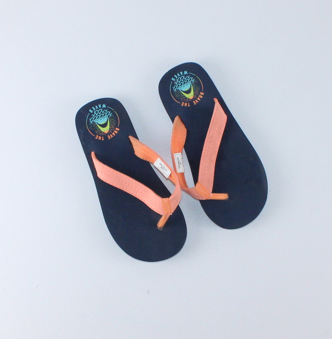 OSH KOSH NAVY SHARK SANDALS 11-12 PRE-LOVED