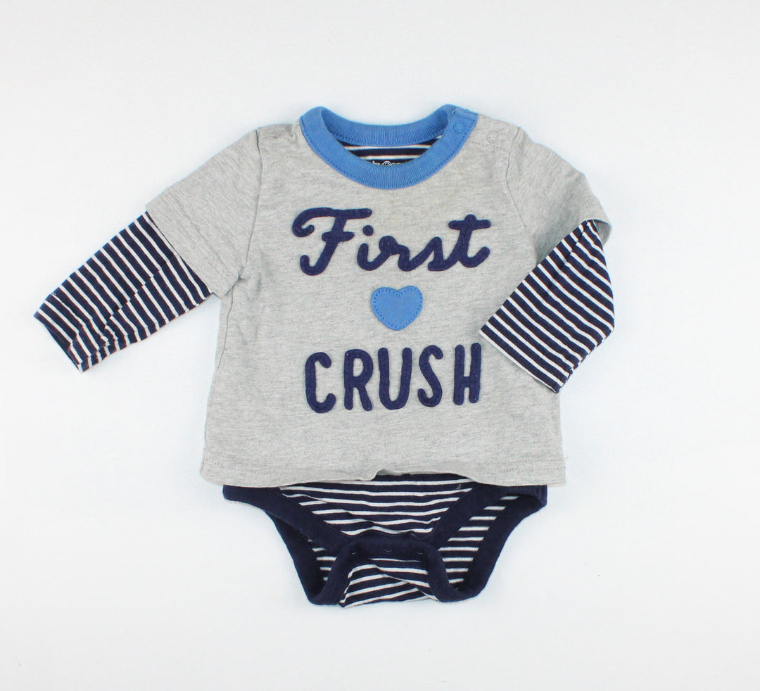 GAP FIRST CRUSH ONESIE 3-6M PRE-LOVED