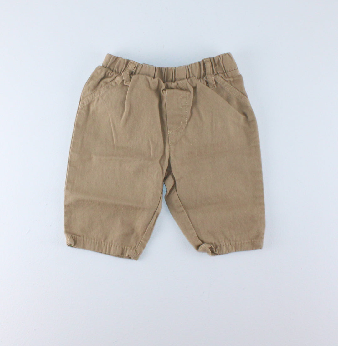 NURSERY RHYME TAN PANTS 0-3M PRE-LOVED