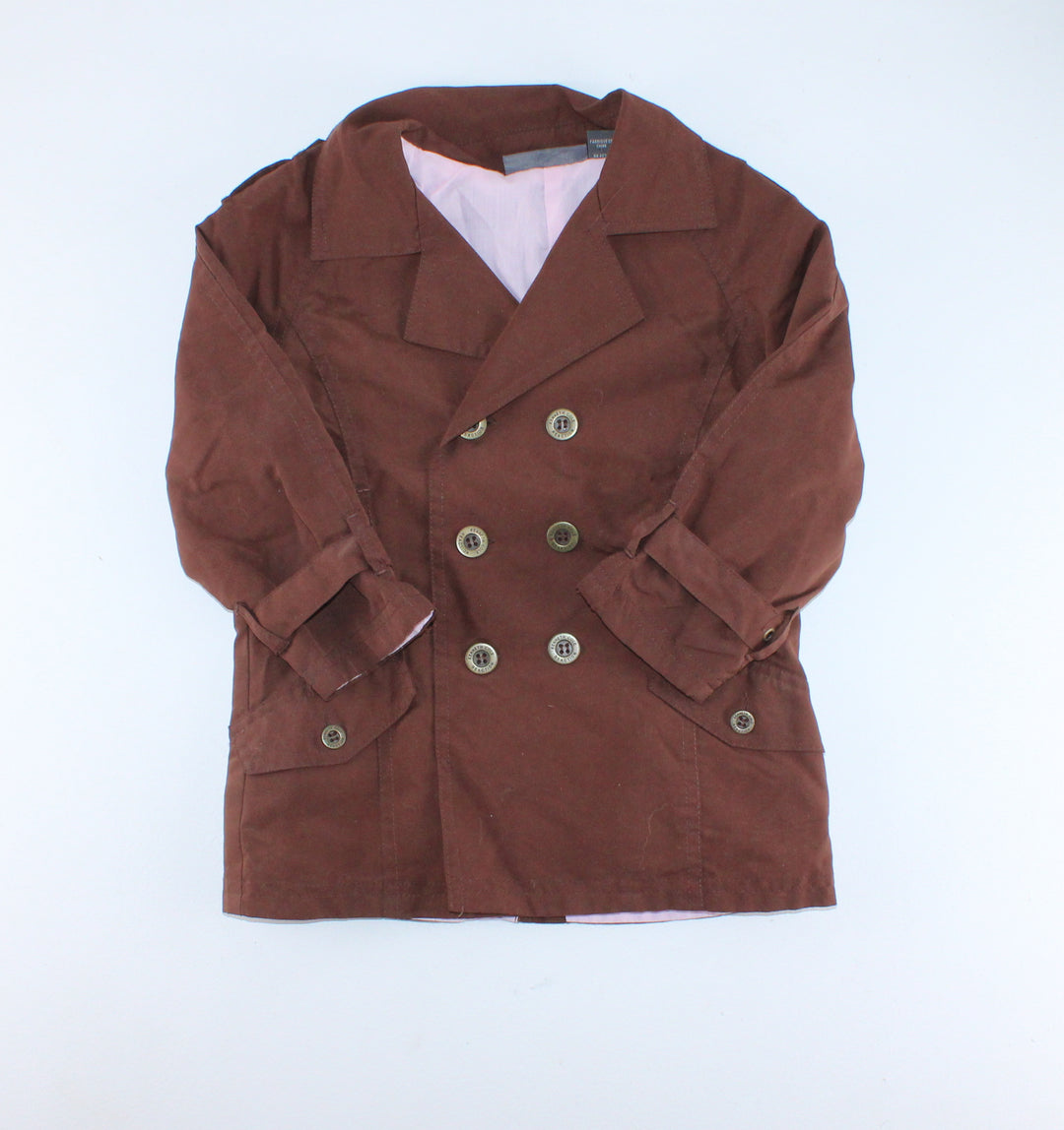 KENNETH COLE BROWN SPRING/FALL JACKET 3Y PRE-LOVED