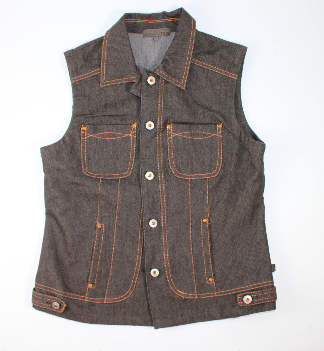 CONVICTION DENIM VEST LADIES SMALL PRE-LOVED