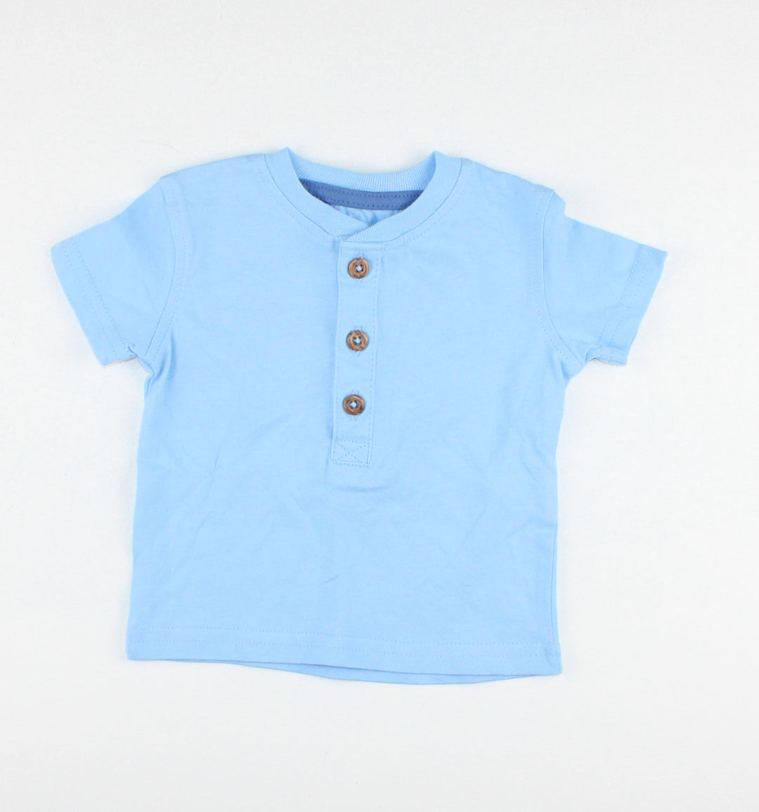 GEORGE BLUE TEE 0-3M PRE-LOVED