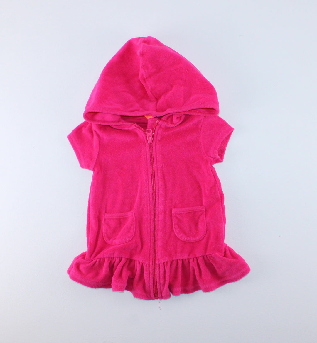 JOE FRESH PINK TERRI SWIM COVER 6-12M PRE-LOVED