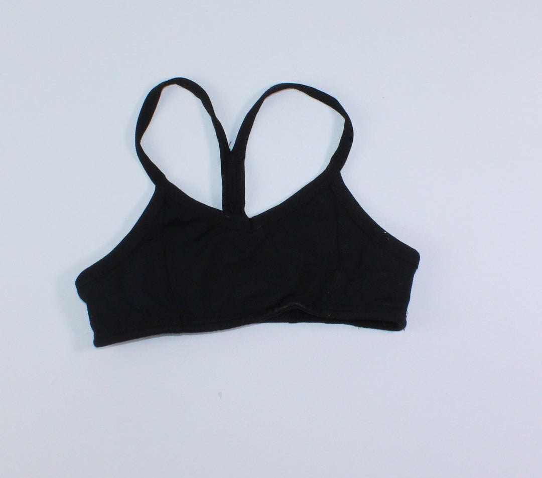 JOE FRESH BLACK BRA 4-5Y PRE-LOVED