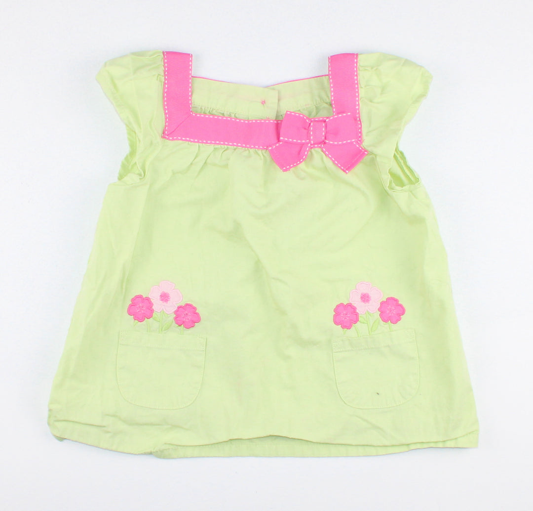 GYMBOREE GREEN DRESS 18-24M PRE-LOVED