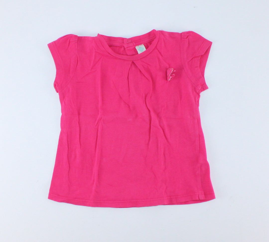 TEX PINK TEE 23M PRE-LOVED