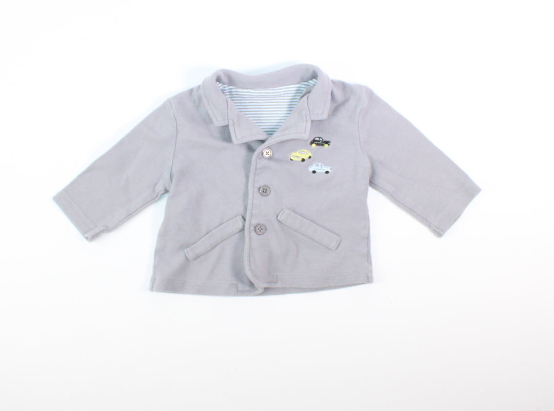 PETIT LEM COTTON JACKET GREY 3M PRE-LOVED
