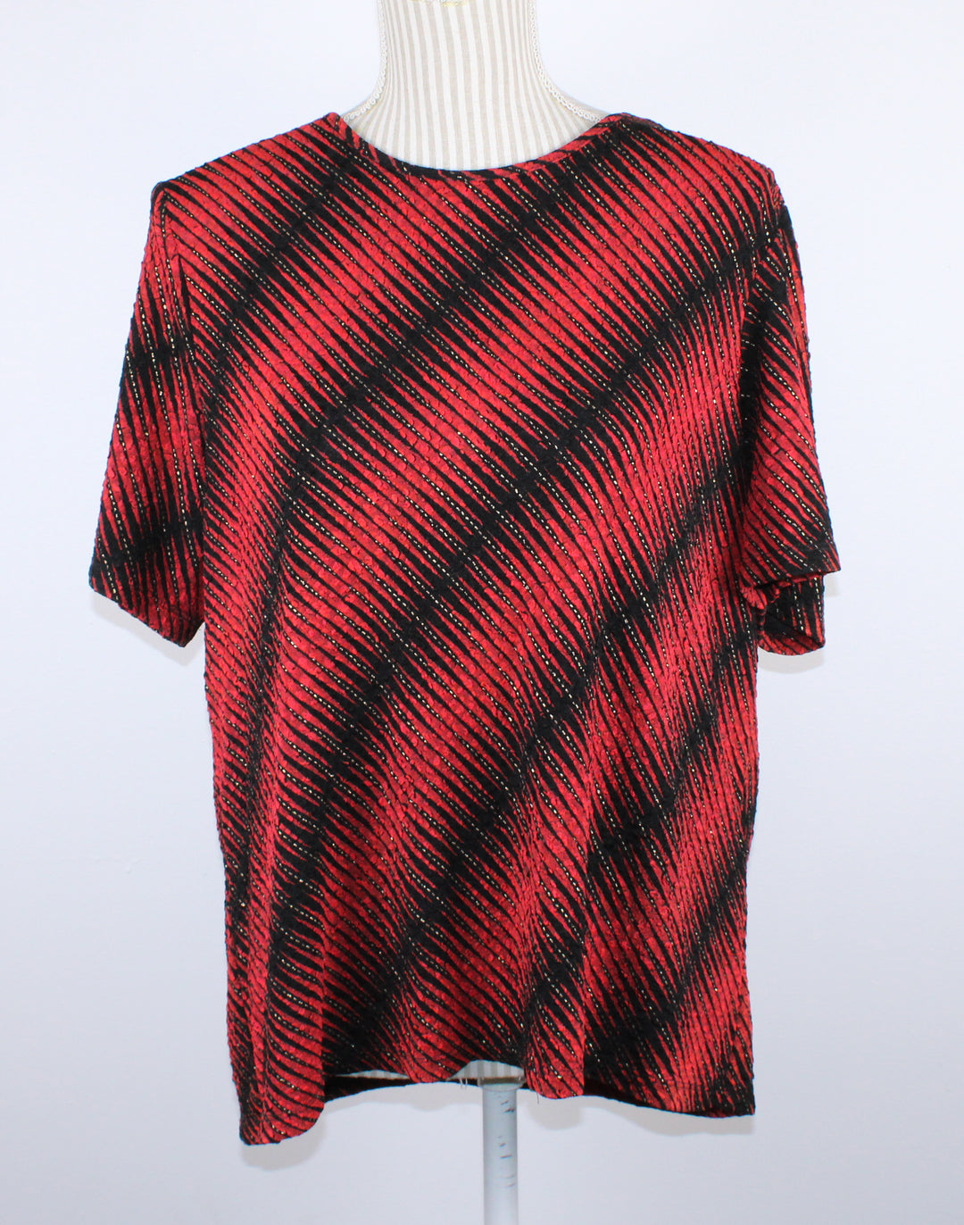 TANJAY RED TOP LADIES LARGE PRE-LOVED
