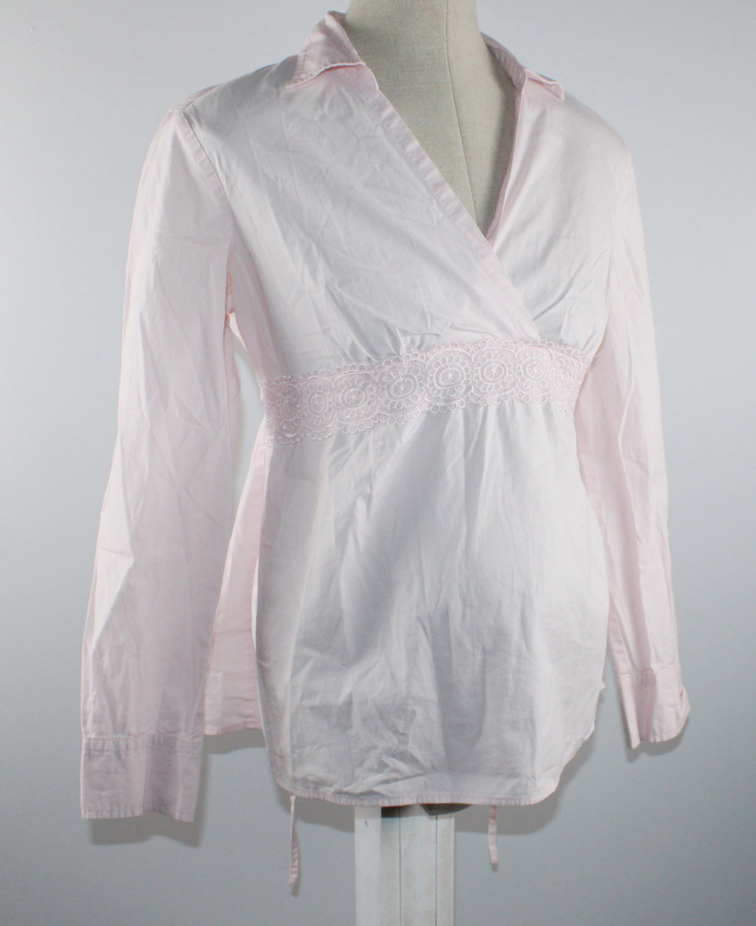 MOTHERHOOD MATERNITY LIGHT PINK BLOUSE MEDIUM PRE-LOVED