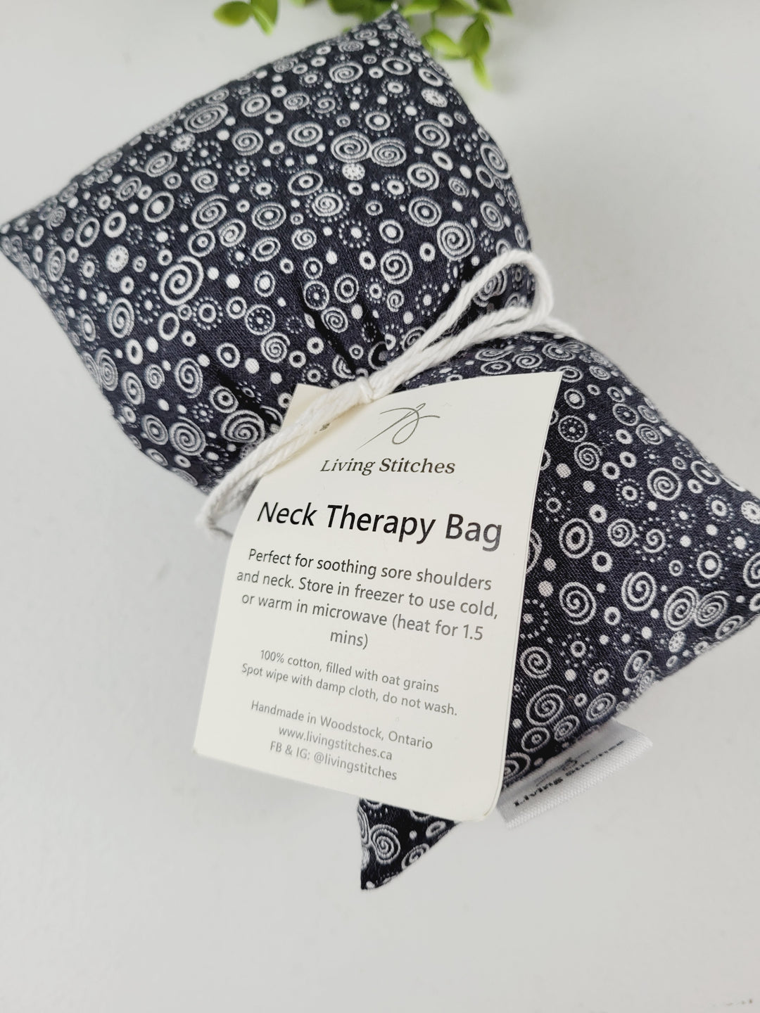 Living Stitches, Hot Cold Neck Therapy Bags