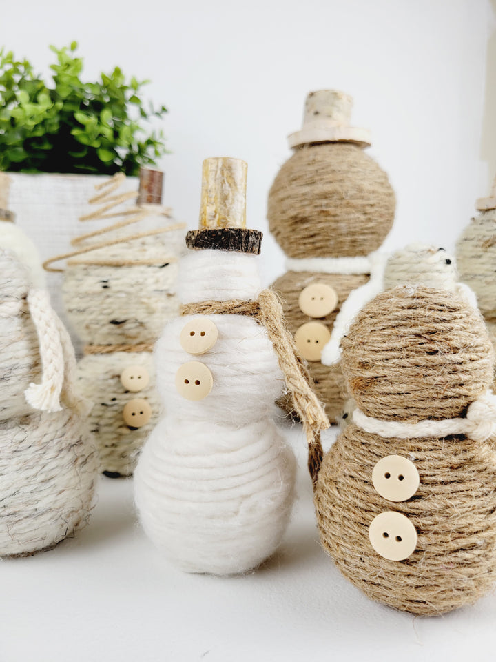 3-Thirty Design Co, Decorative Yarn & Twine Snowmen