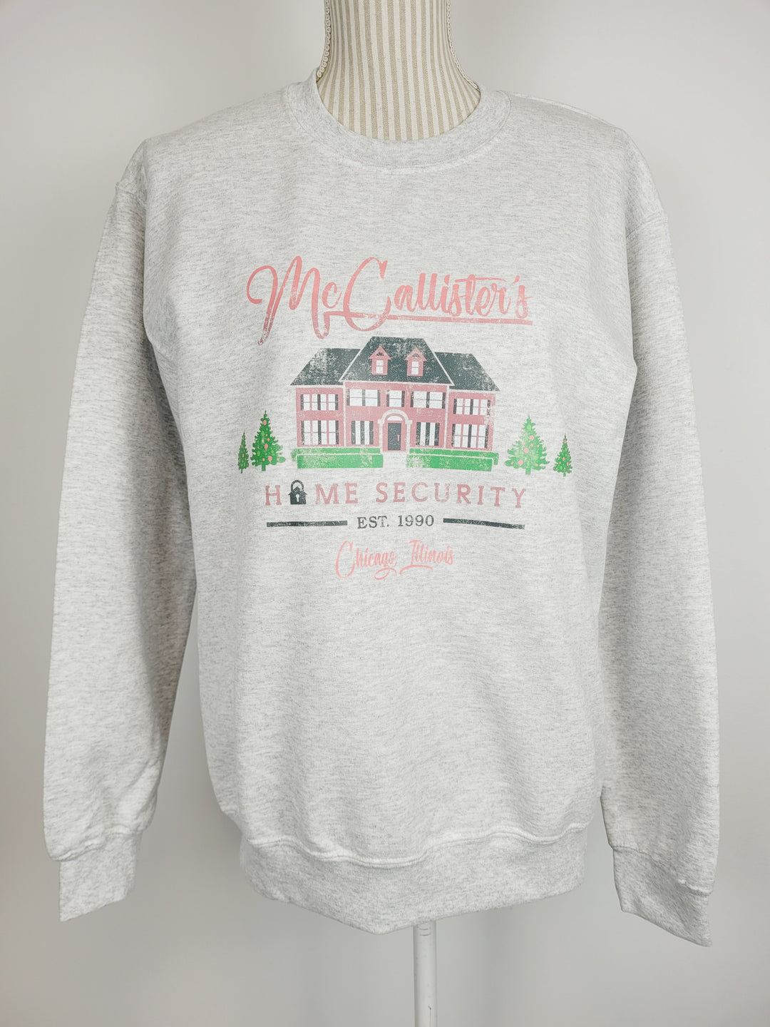 June & Co Designs, McCallister Security Holiday Crewneck Sweaters