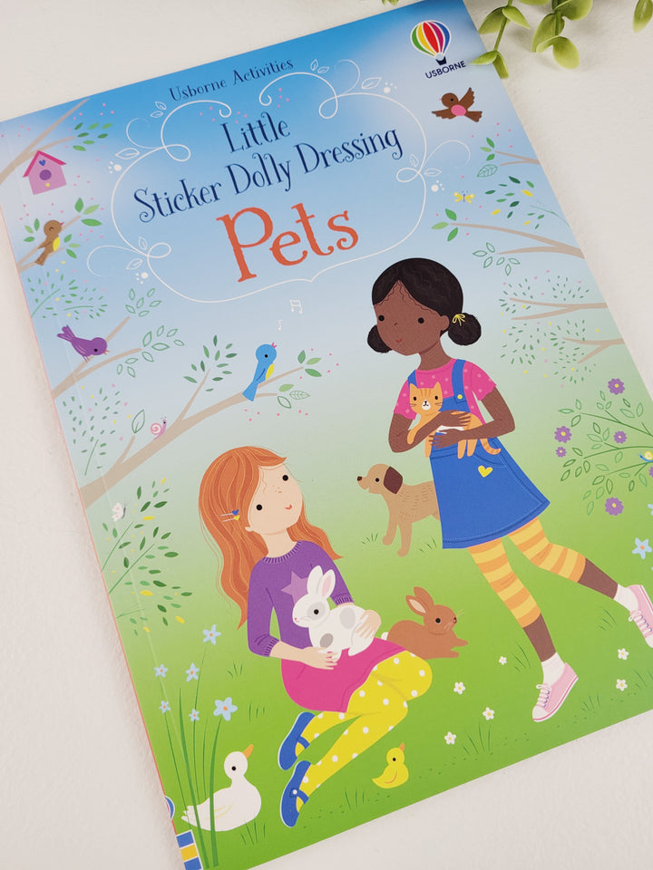 Books With Bree, Usborne Little Sticker Dolly Dressing Books