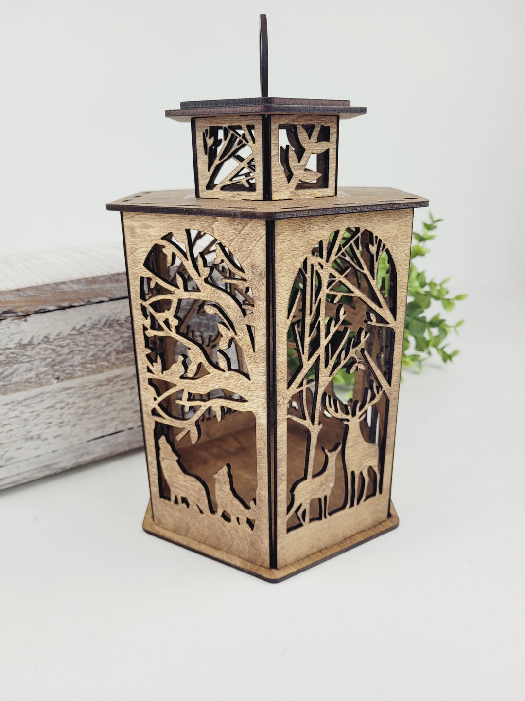The Crafty Nerd, Decorative Wooden Lantern