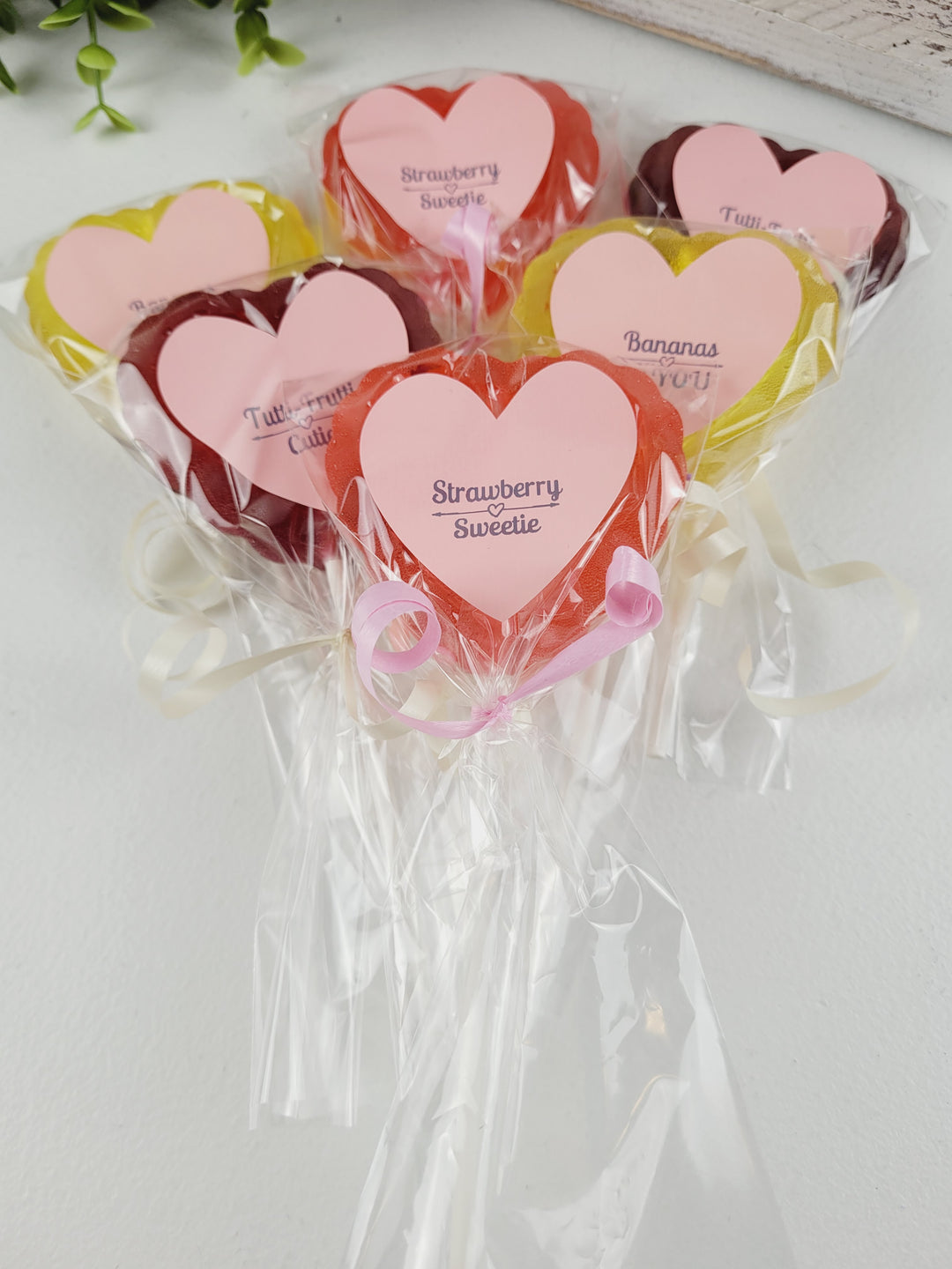 Reel Treats,  Handmade Valentines Day Lollipops