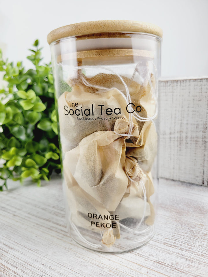 The Social Tea Co., Jarred Tea in Steeping Bags