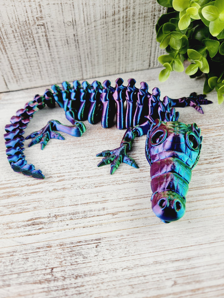 AB3D, 3D Printed Articulating Reptile and Frog Toys