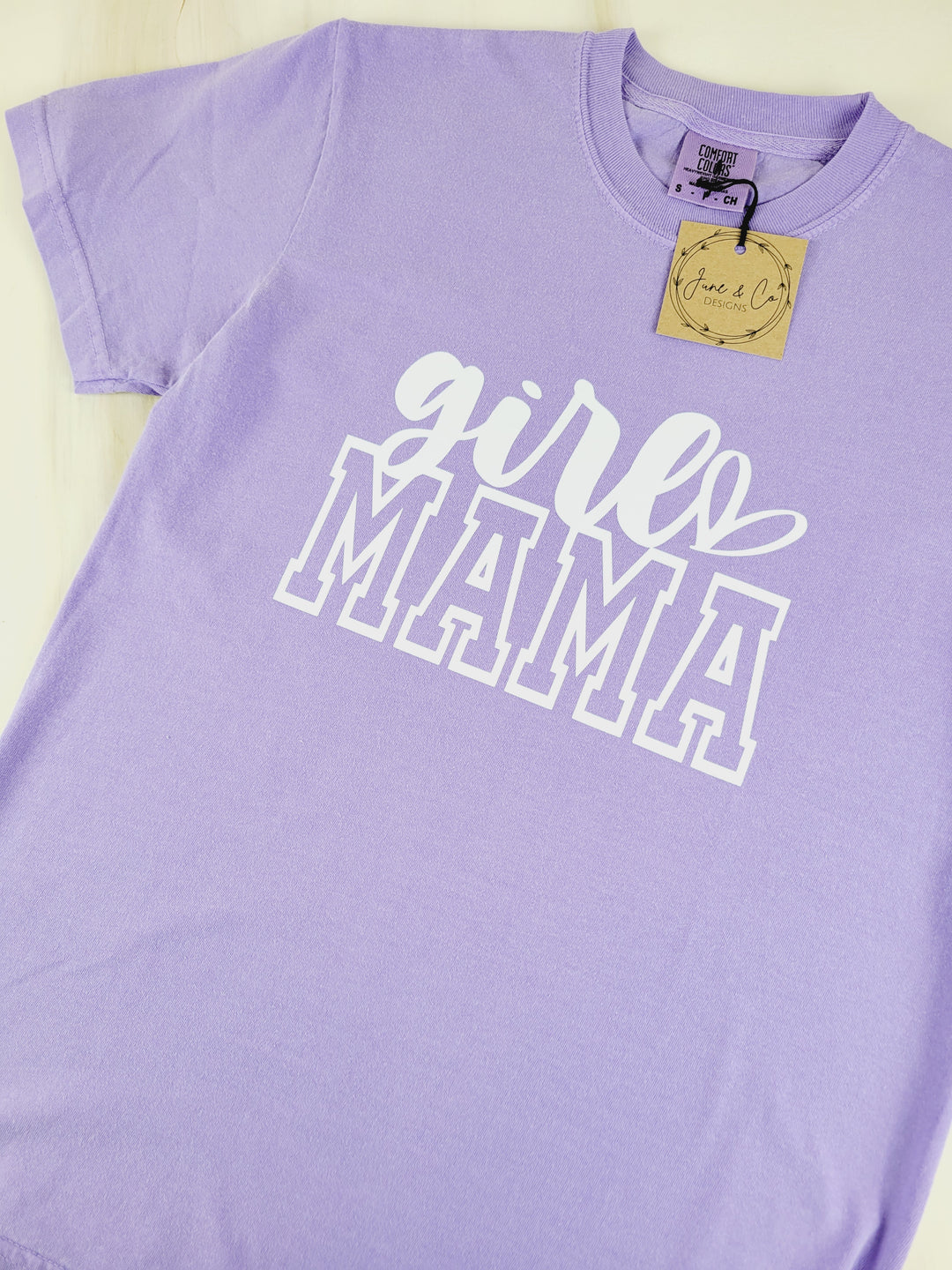 June & Co Designs, Girl Mama Purple T-Shirt