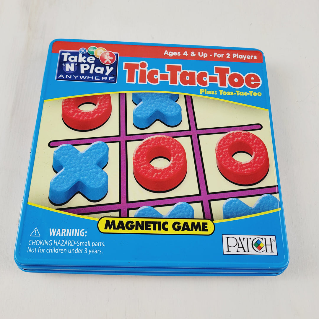 TIC-TAC-TOE TRAVEL MAGNETIC BOARD GAME EUC
