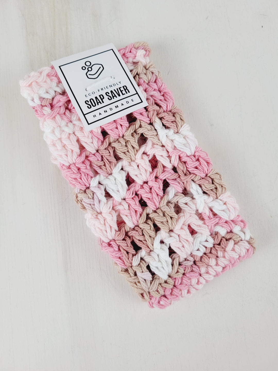 Pink Blossom Crochet, Crochet Soap Saver Bags
