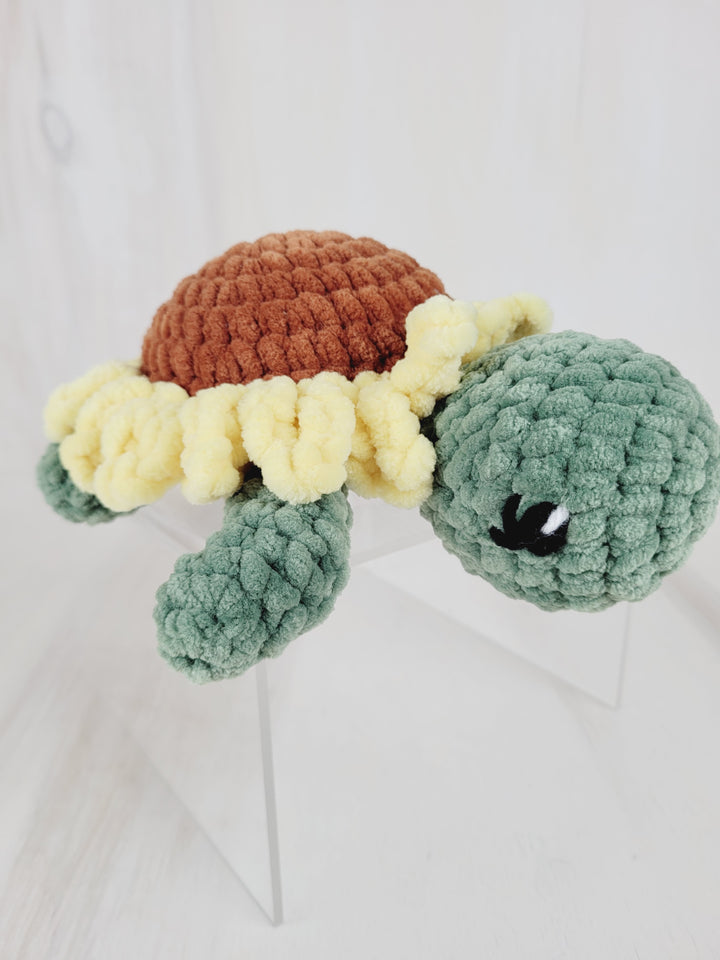 Ginger Made By Jenn, Crochet Turtle Plush