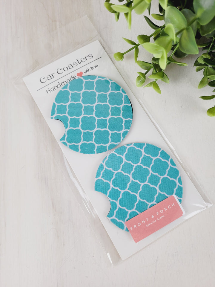 Front Porch Creative Crafts, Car Cup Holder Coasters