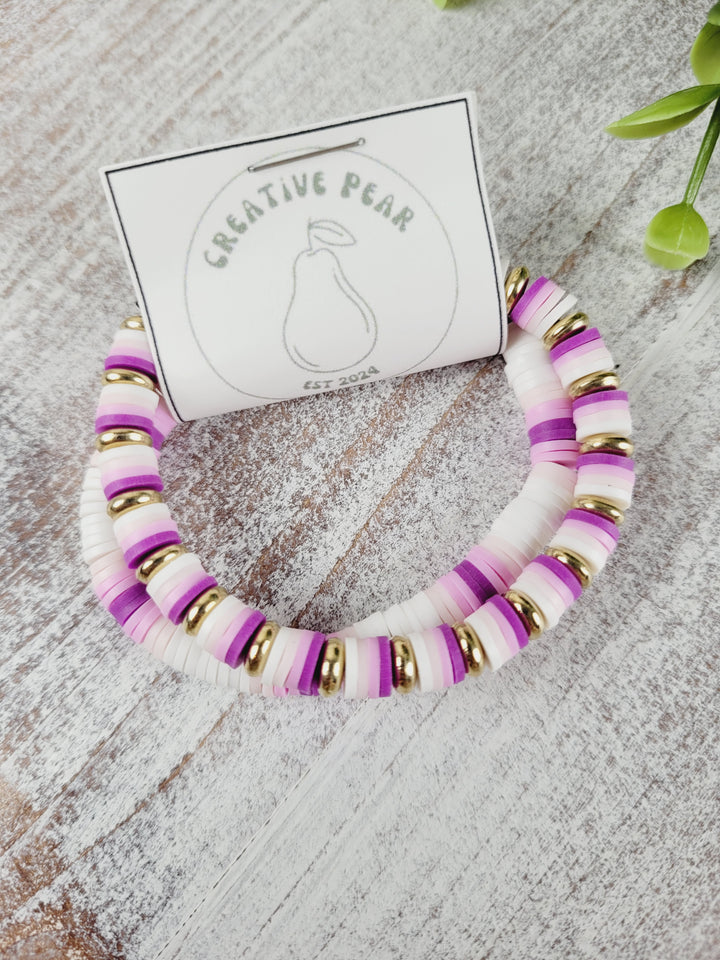 Creative Pear, Clay Bead Bracelets & Sets