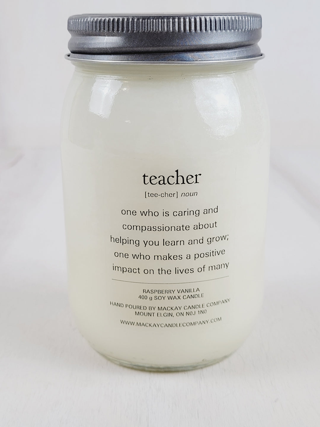 Mackay Candle Company, Definition Candles - Teacher