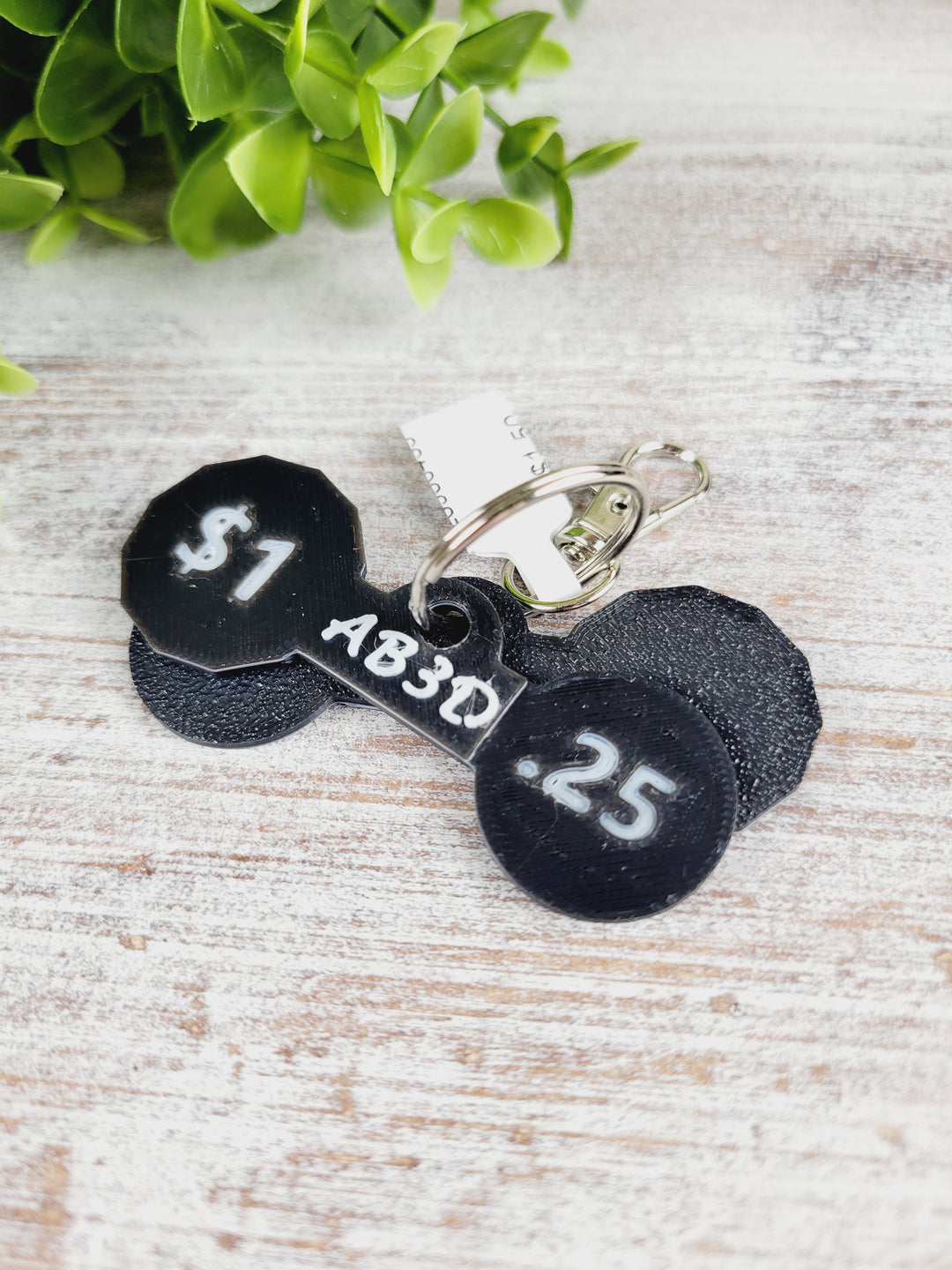 AB3D, 3D Printed Double Sided Cart Fobs $1 / .25 cents