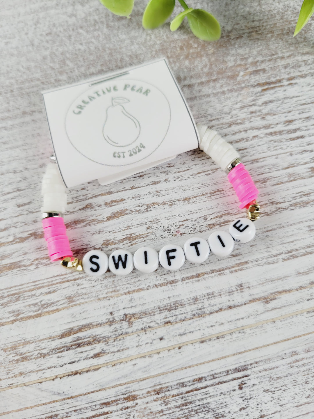 Creative Pear, Clay Bead Taylor Swift Bracelets