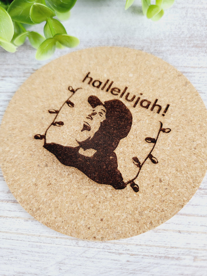 Rough Cut Dezigns, Holiday Themed Cork Coasters